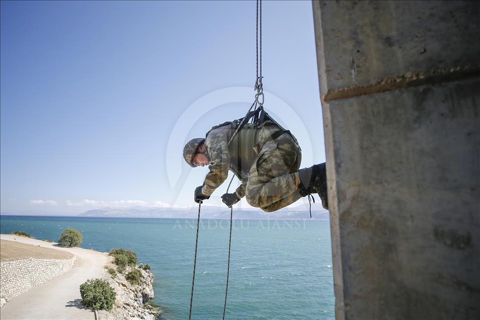 "Dağların kartalları"nın nefes kesen eğitimi