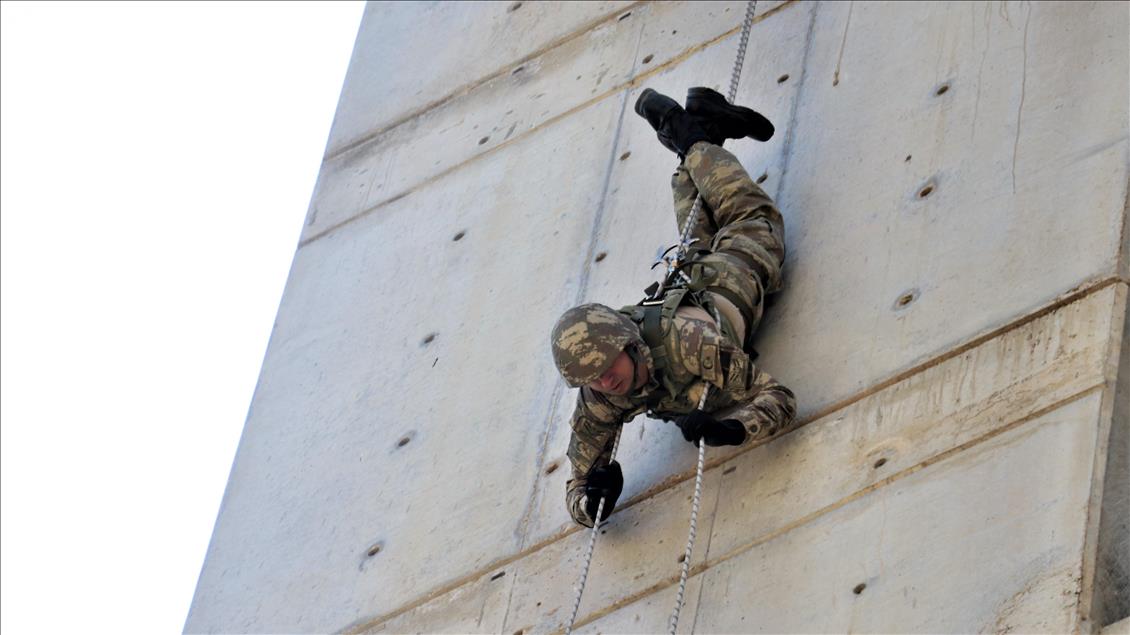 "Dağların kartalları"nın nefes kesen eğitimi