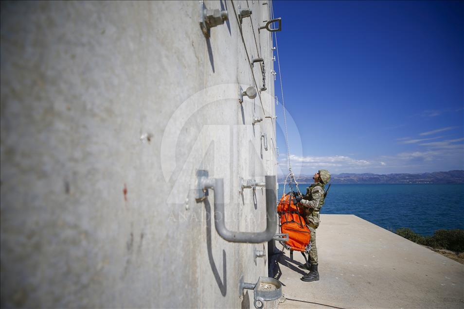 "Dağların kartalları"nın nefes kesen eğitimi