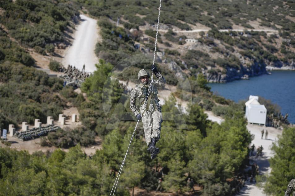 "Dağların kartalları"nın nefes kesen eğitimi
