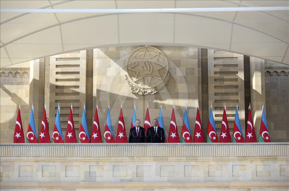 Cumhurbaşkanı Erdoğan Azerbaycan'da
