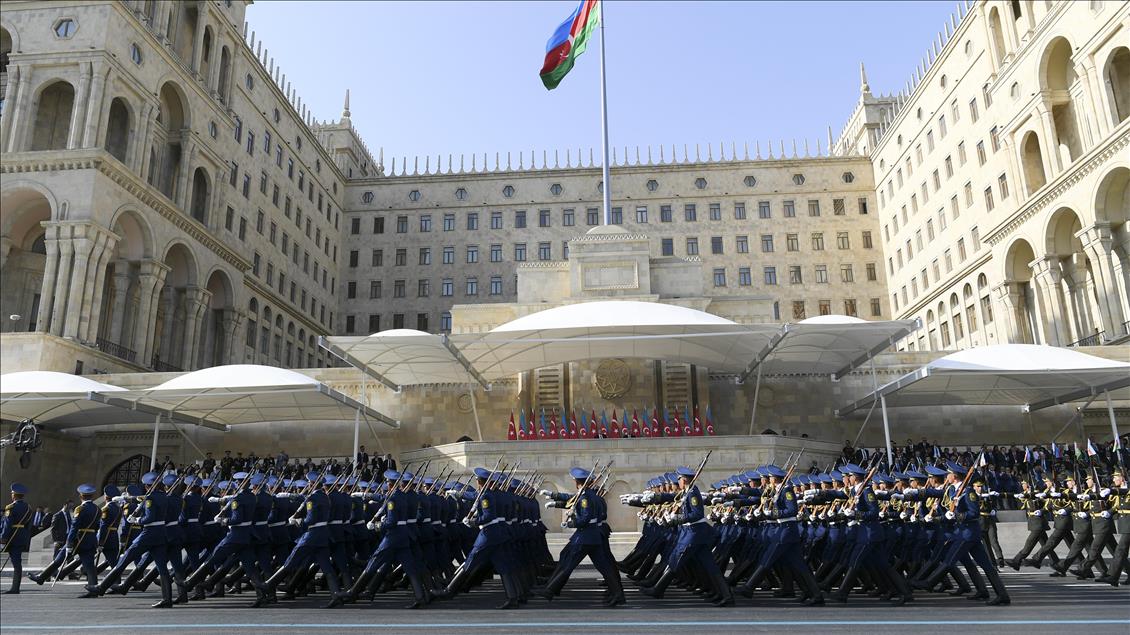 Парад по случаю 100-летия освобождения Баку
