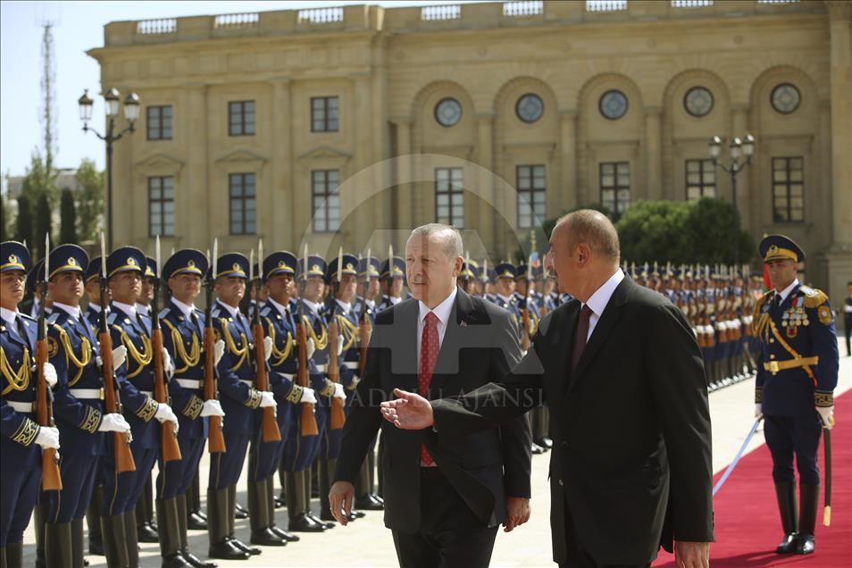 Cumhurbaşkanı Erdoğan Azerbaycan'da
