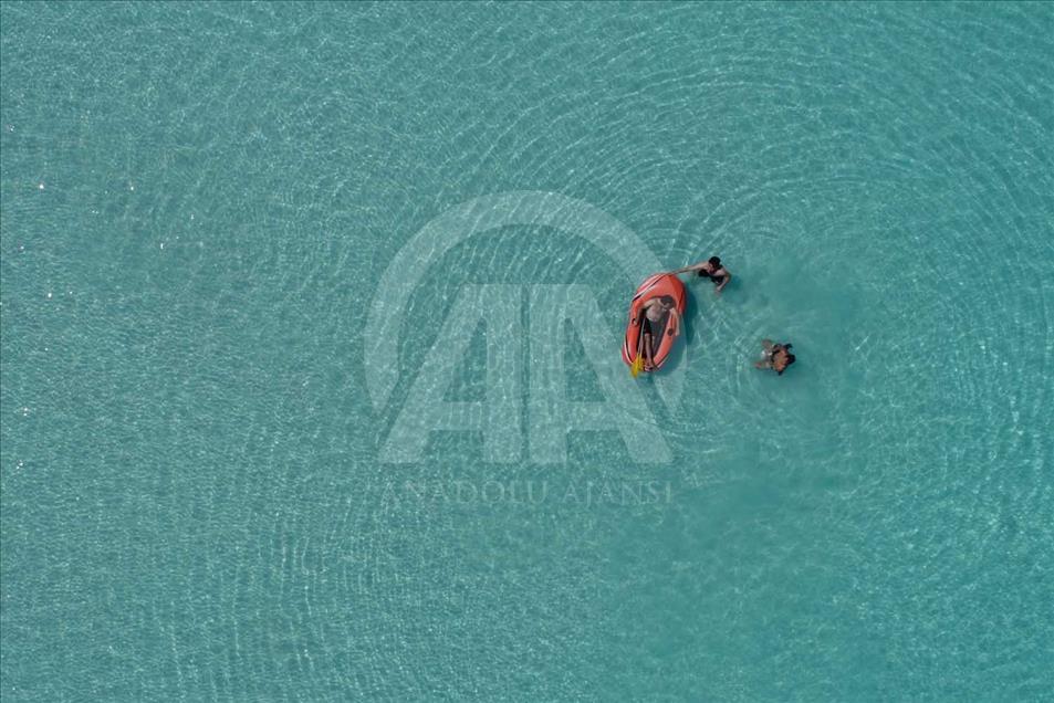 Lago Salda, el más profundo de Turquía