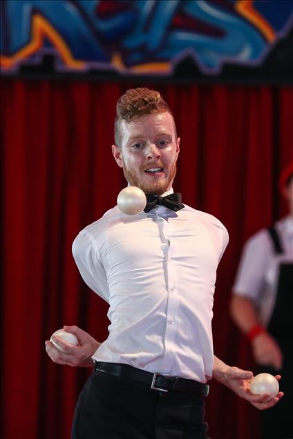 Midnight Circus perform at Holstein Park 