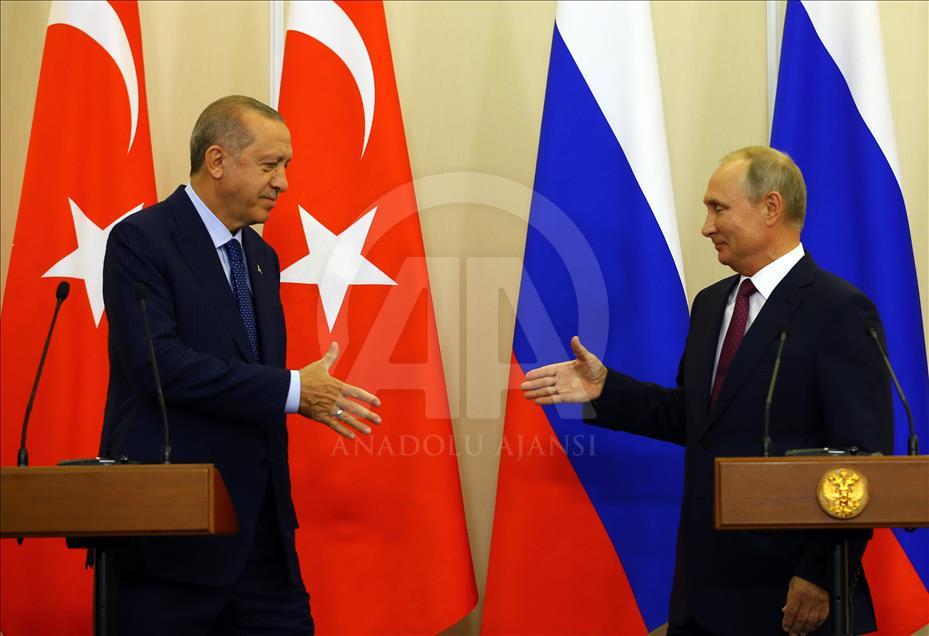 أردوغان: اتفقنا مع روسيا على إقامة منطقة منزوعة السلاح في إدلب