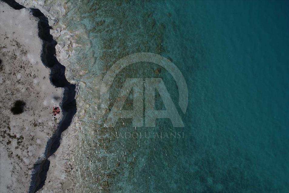 Lago Salda, el más profundo de Turquía