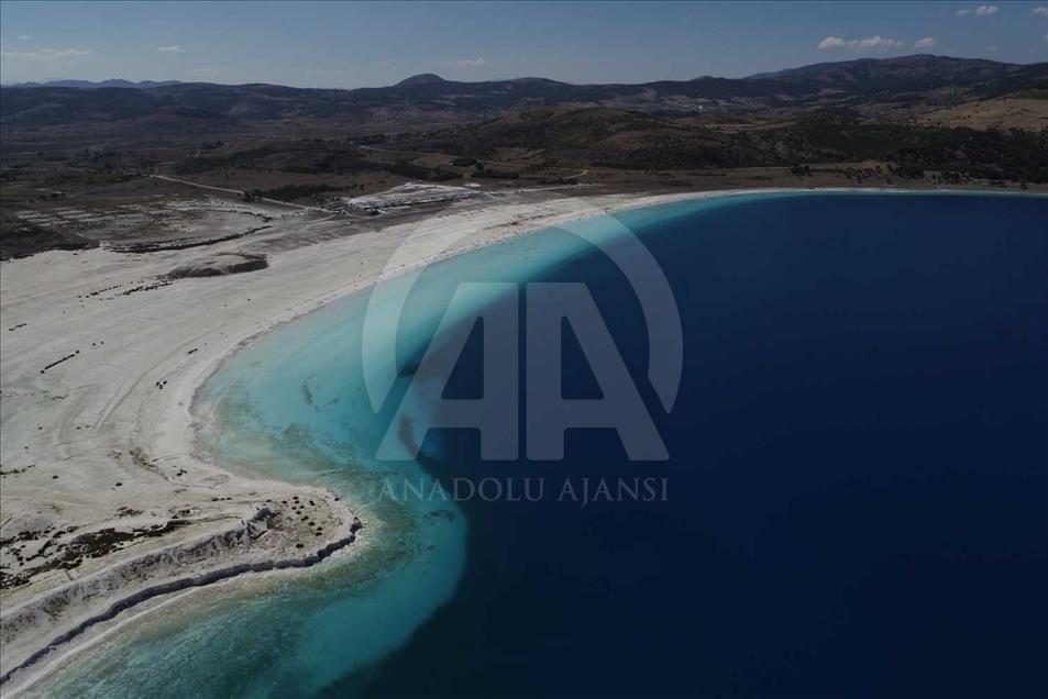 Lago Salda, el más profundo de Turquía