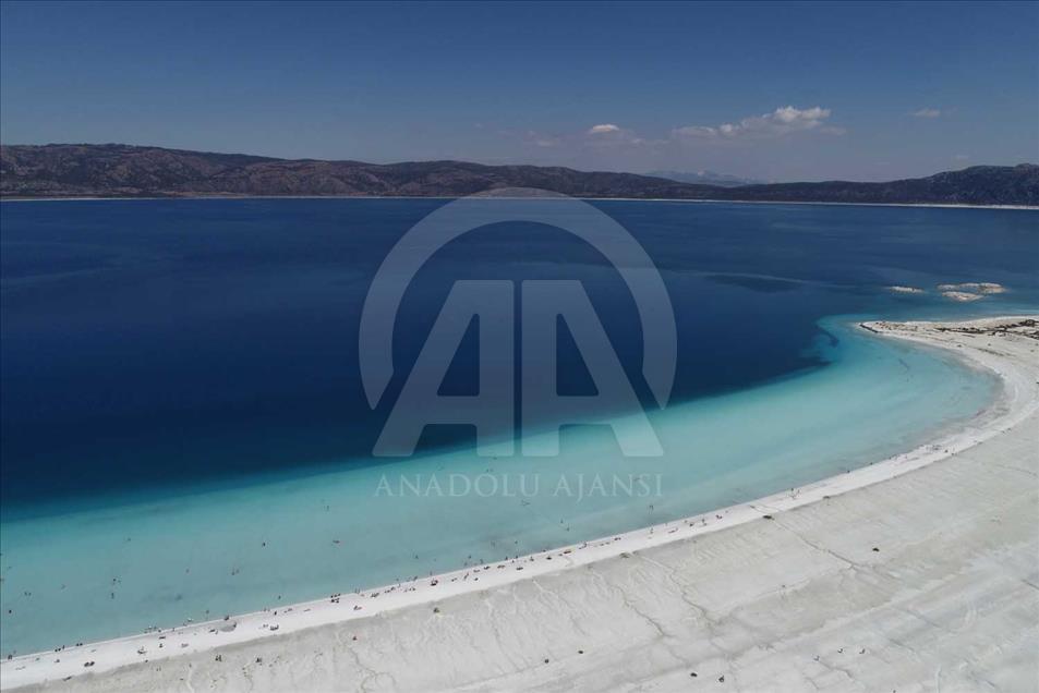 Lago Salda, el más profundo de Turquía