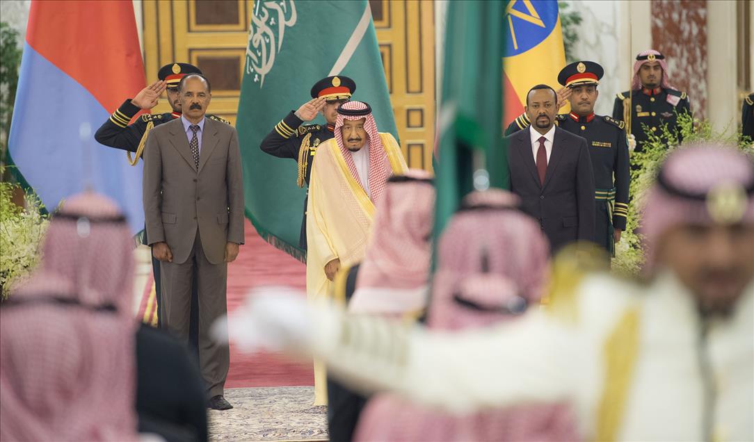 Ethiopian and Eritrean leaders in Saudi Arabia for peace agreement
