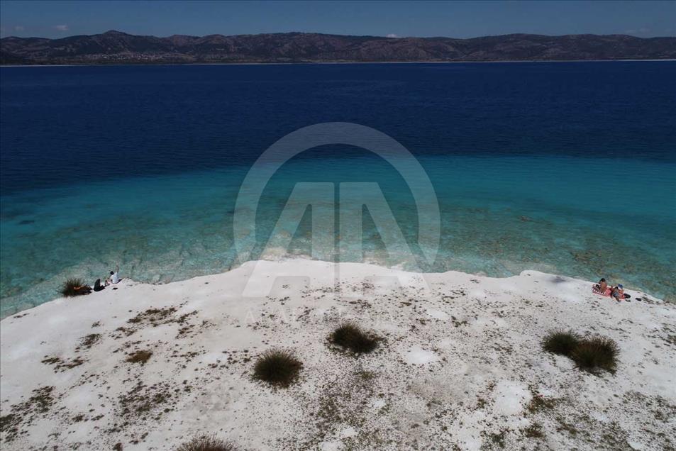 Lago Salda, el más profundo de Turquía