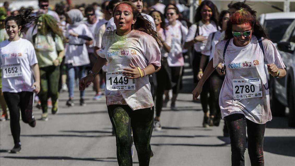 Color Sky 5K running fest in Ankara