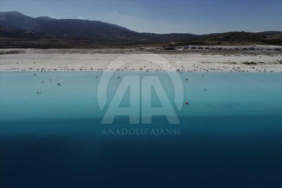 Lago Salda, el más profundo de Turquía
