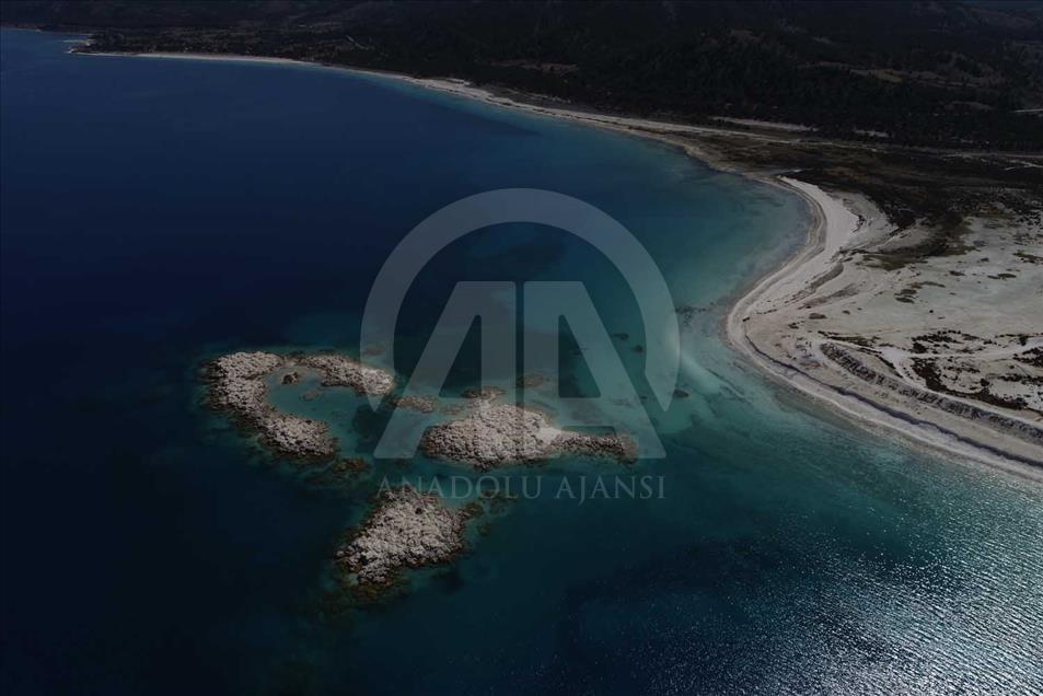 Lago Salda, el más profundo de Turquía