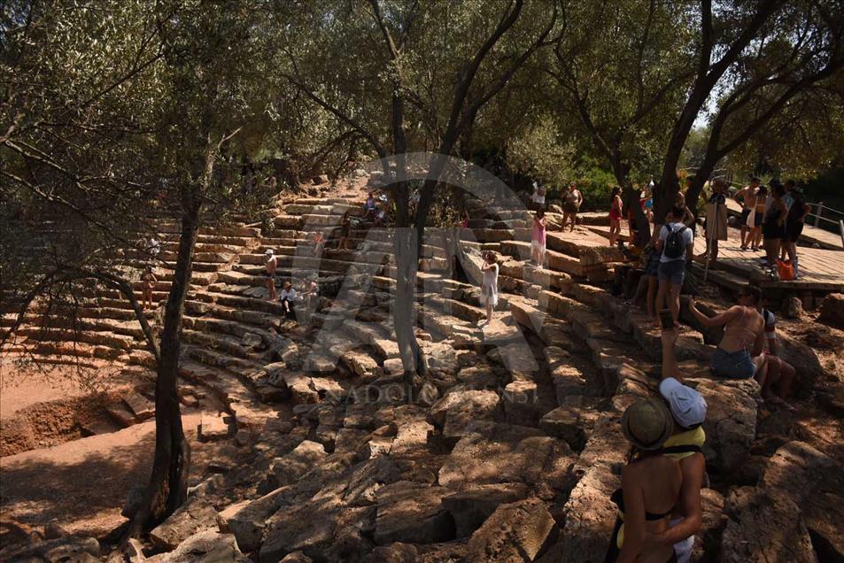 La "Playa de Cleopatra", una de las atracciones de la isla Sedir