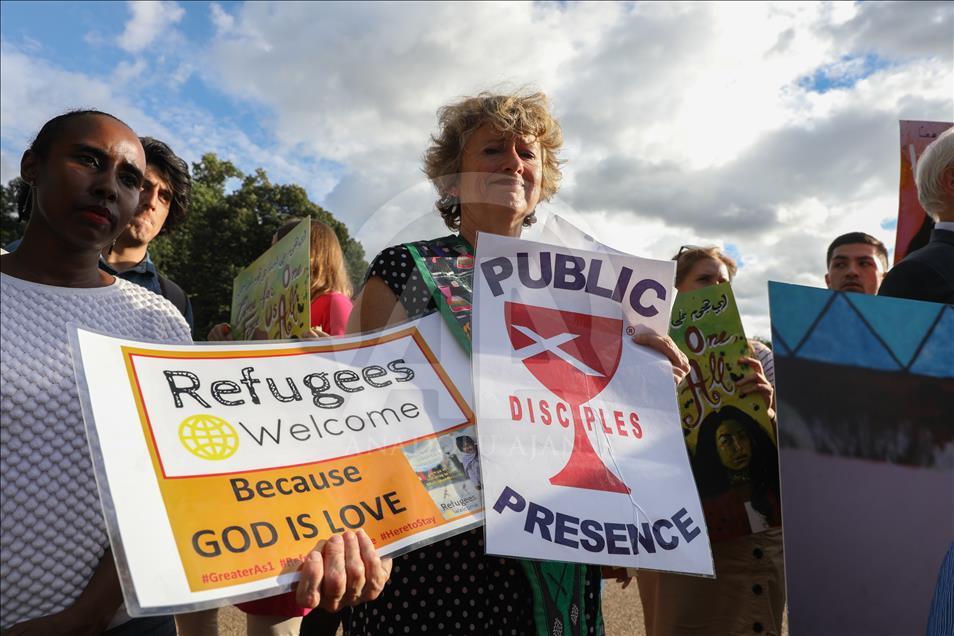Protest in front of White House