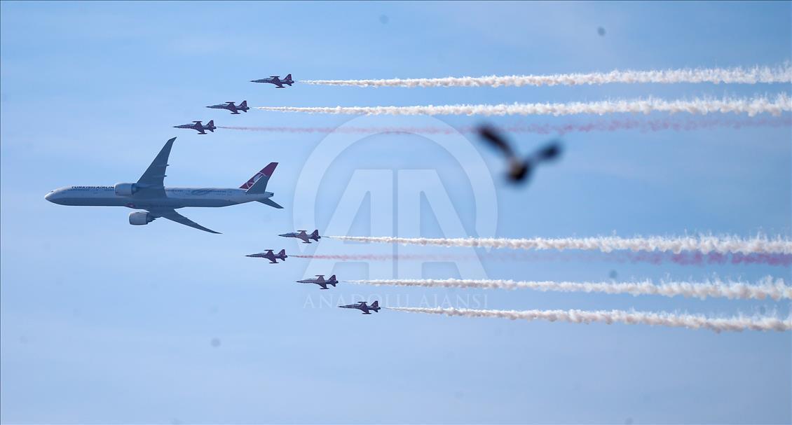 حرکات نمایشی «ستارگان ترک» در جشنواره تکنوفست استانبول