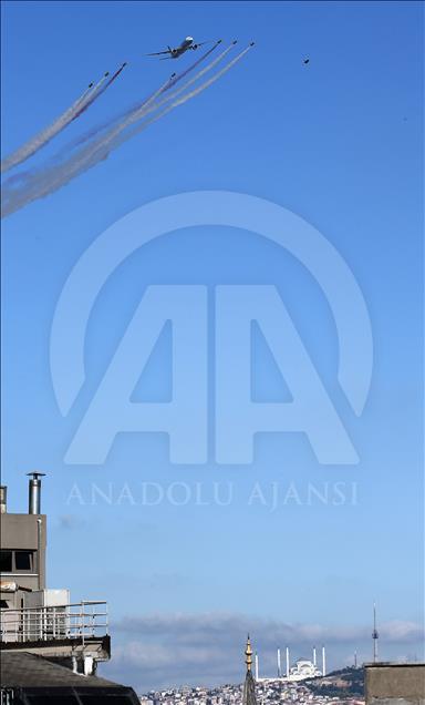 حرکات نمایشی «ستارگان ترک» در جشنواره تکنوفست استانبول