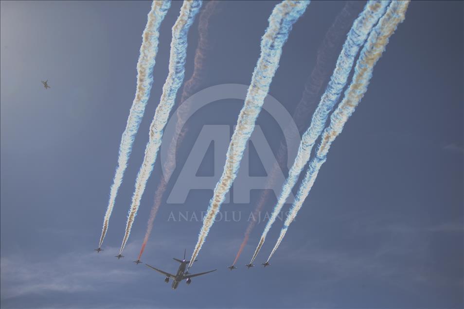 حرکات نمایشی «ستارگان ترک» در جشنواره تکنوفست استانبول