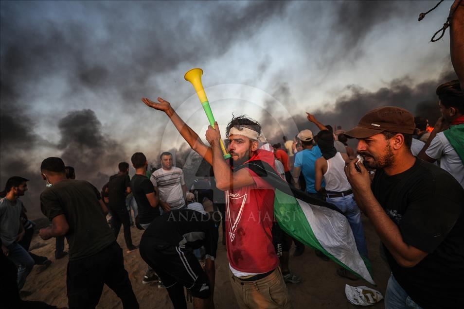 بیست و ششمین جمعه راهپیمایی بازگشت بزرگ فلسطینی‌ها در غزه
