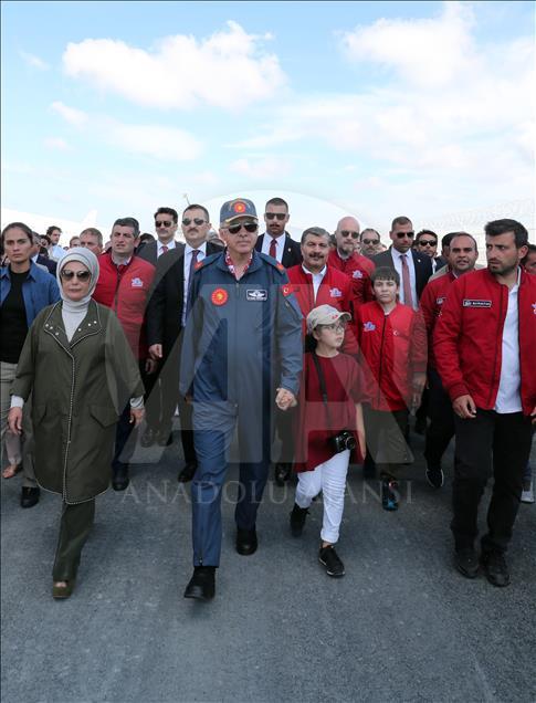 Serokomar Erdogan di Teknofestê da axivî  6