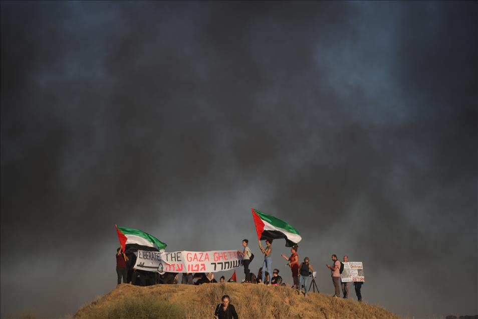 Pro-Palestine activists protest Israeli violence in Gaza
