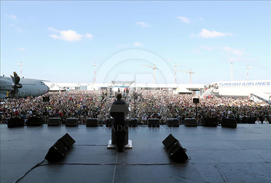اردوغان در جشنواره «تکنوفست استانبول» شرکت کرد