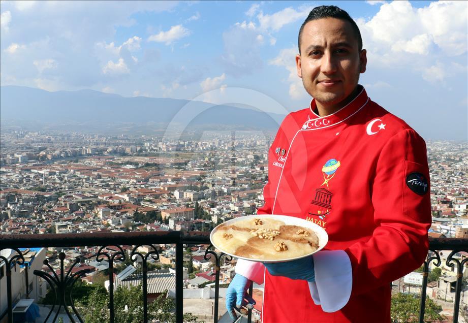 "Künefe kenti"nin" alternatif tatlısı: Peynirli irmik helvası