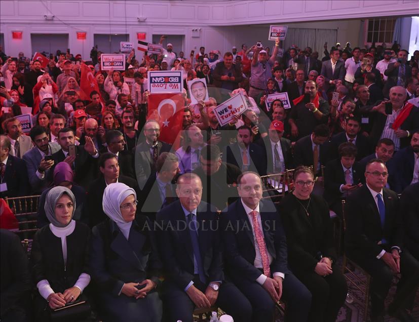Turkish President Recep Tayyip Erdogan in New York