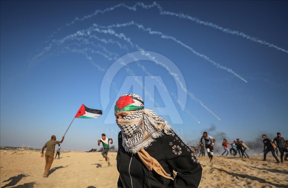 Gazze'deki Büyük Dönüş Yürüyüşü gösterileri devam ediyor