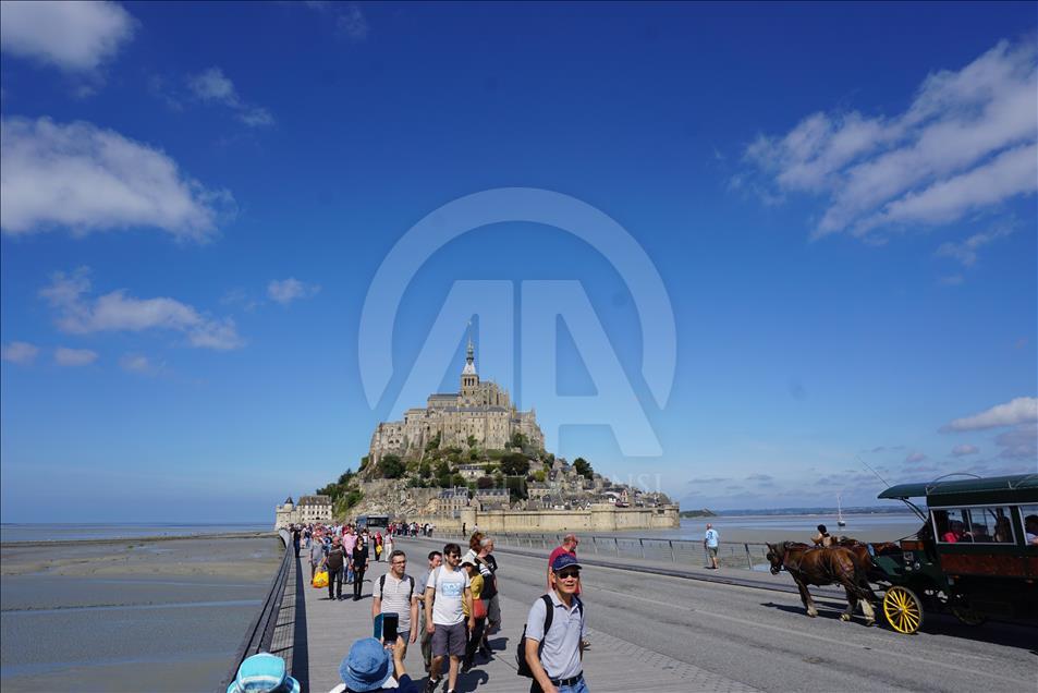Imágenes del Monte Saint-Michel, en Francia