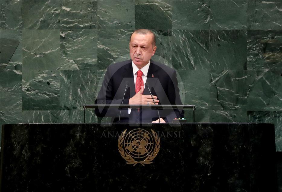 Erdogan at the 73rd General Assembly of the UN