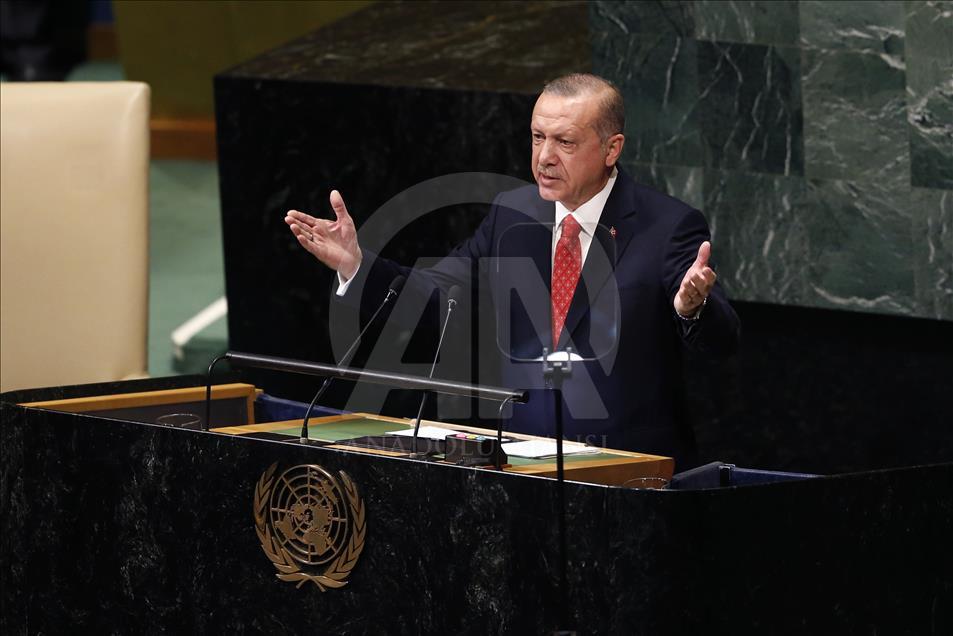 Erdogan at the 73rd General Assembly of the UN