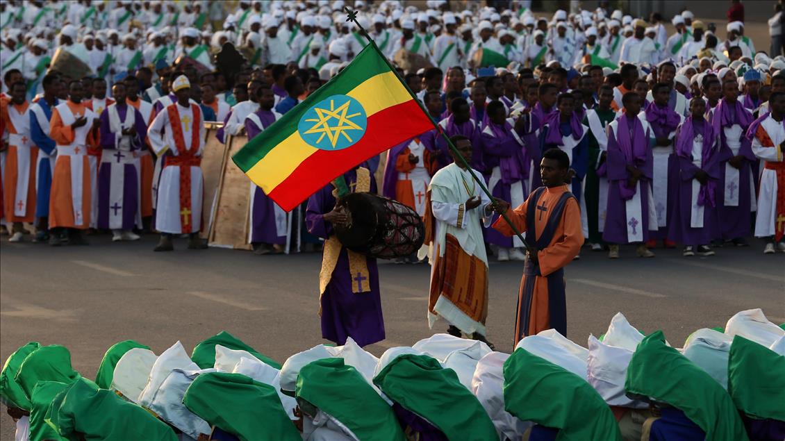 Ethiophian Christians celebrate Meskel Festival