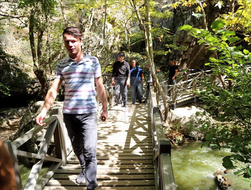 Sadağı Kanyonu sonbaharda doğa tutkunlarını bekliyor