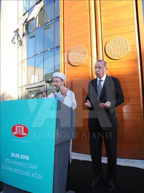 Cumhurbaşkanı Erdoğan Almanya'da