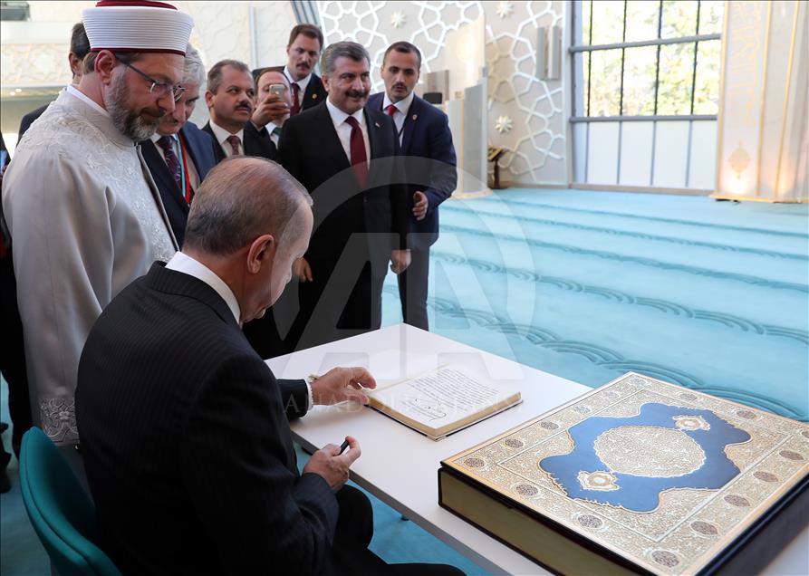 Cumhurbaşkanı Erdoğan Almanya'da