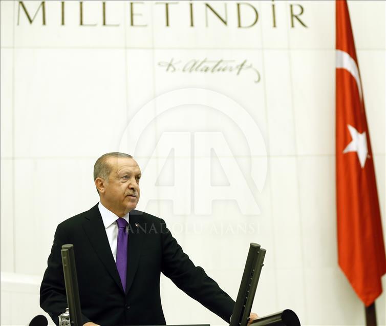 Cumhurbaşkanı Erdoğan TBMM'de