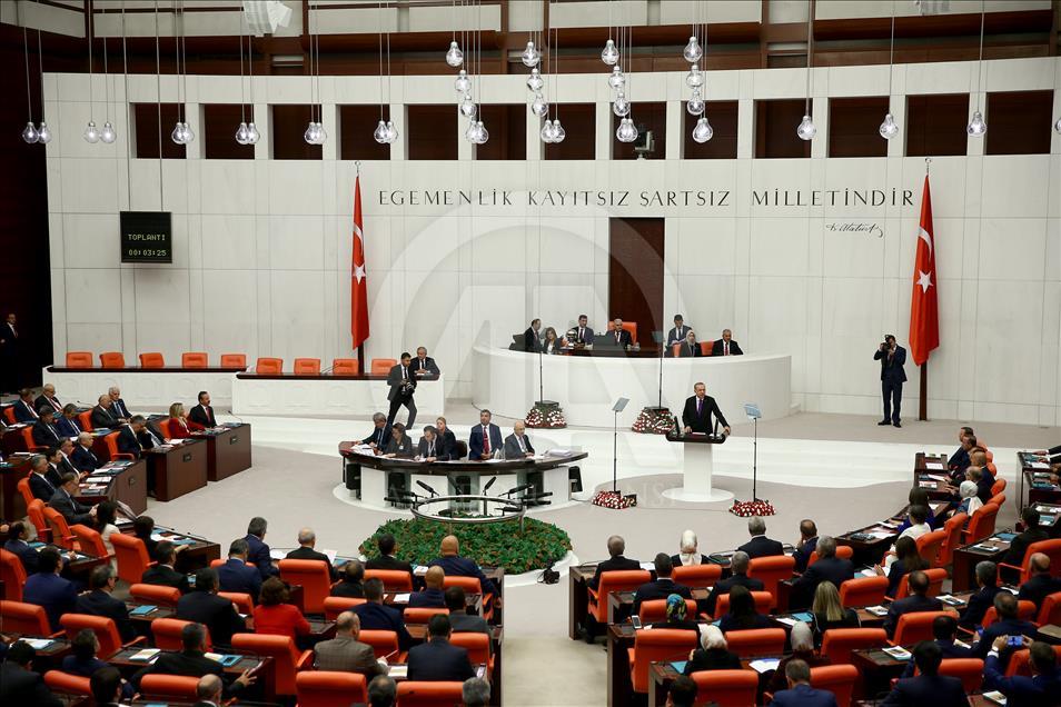 Cumhurbaşkanı Erdoğan TBMM'de