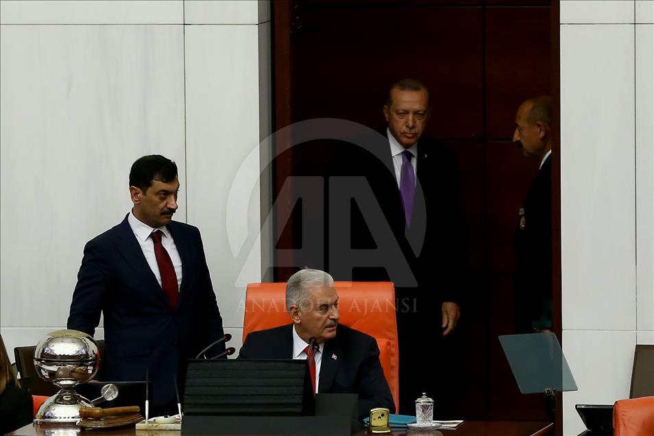 Cumhurbaşkanı Erdoğan TBMM'de