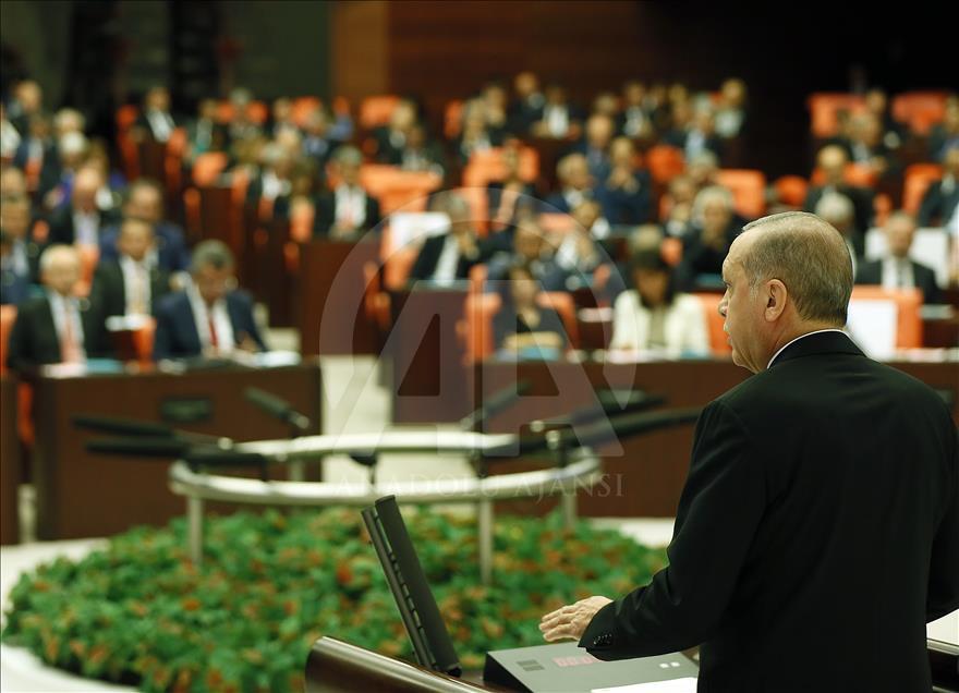 Cumhurbaşkanı Erdoğan TBMM'de