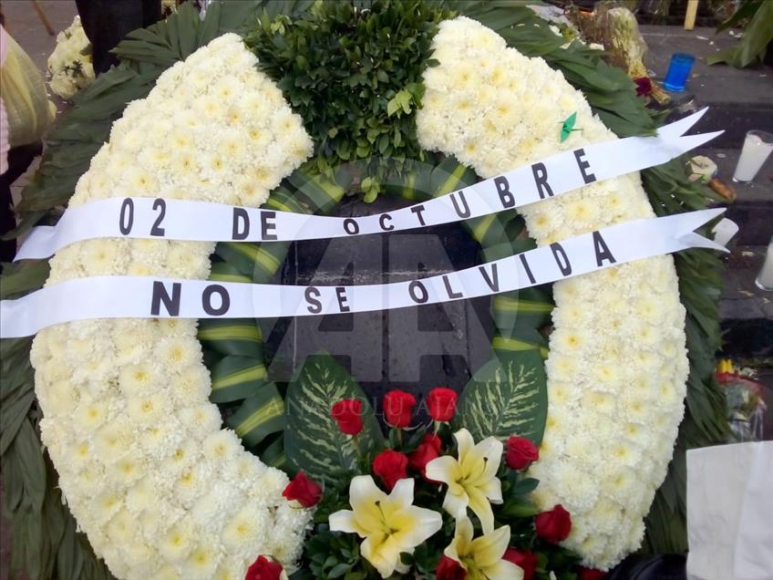 Manifestaciones por los 50 años de la masacre de Tlatelolco en México