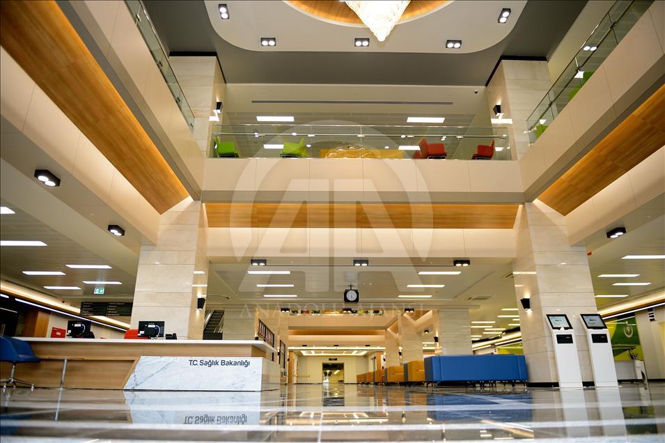 Bu şehir hastanesinin "kreşi" de var