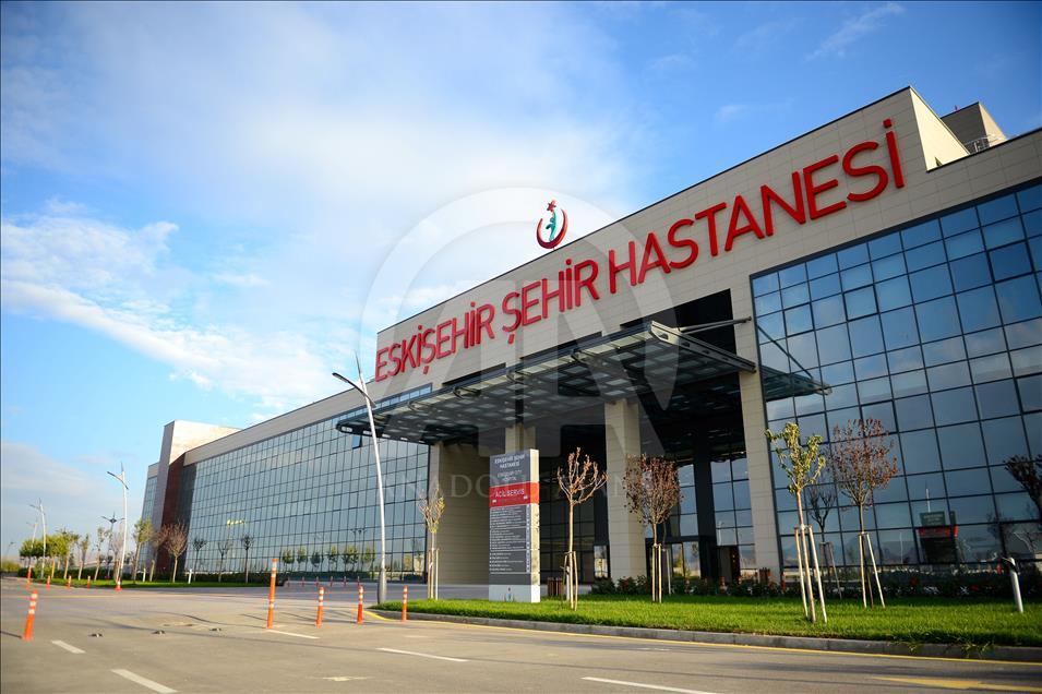 Bu şehir hastanesinin "kreşi" de var