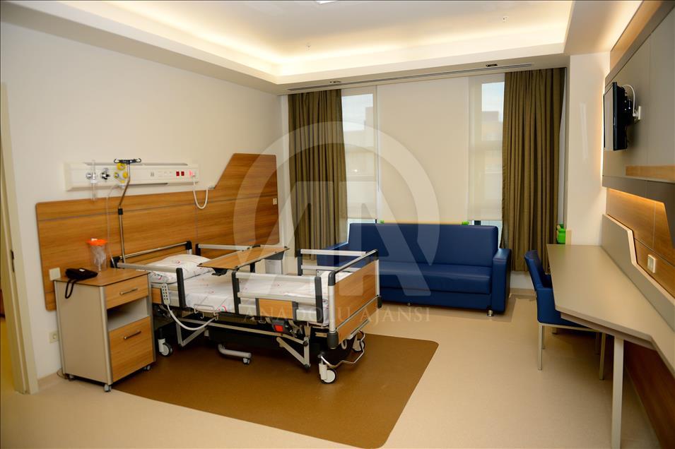 Bu şehir hastanesinin "kreşi" de var