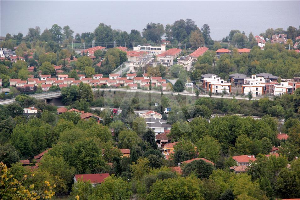 Sapanca'nın doğal güzellikleri havadan da görülecek
