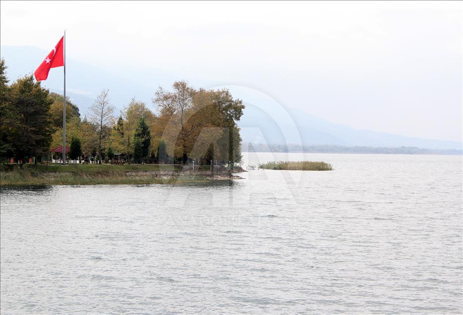 Sapanca'nın doğal güzellikleri havadan da görülecek