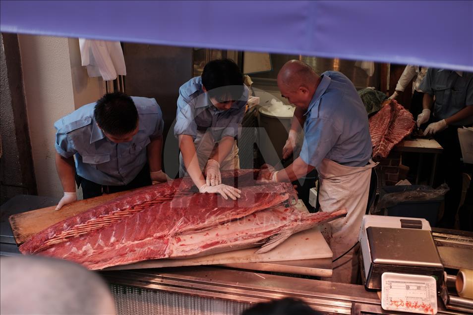 Dünyanın en büyük balık pazarı Tsukiji tarihi mekanına veda etti