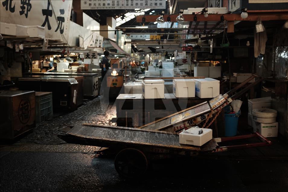 Dünyanın en büyük balık pazarı Tsukiji tarihi mekanına veda etti