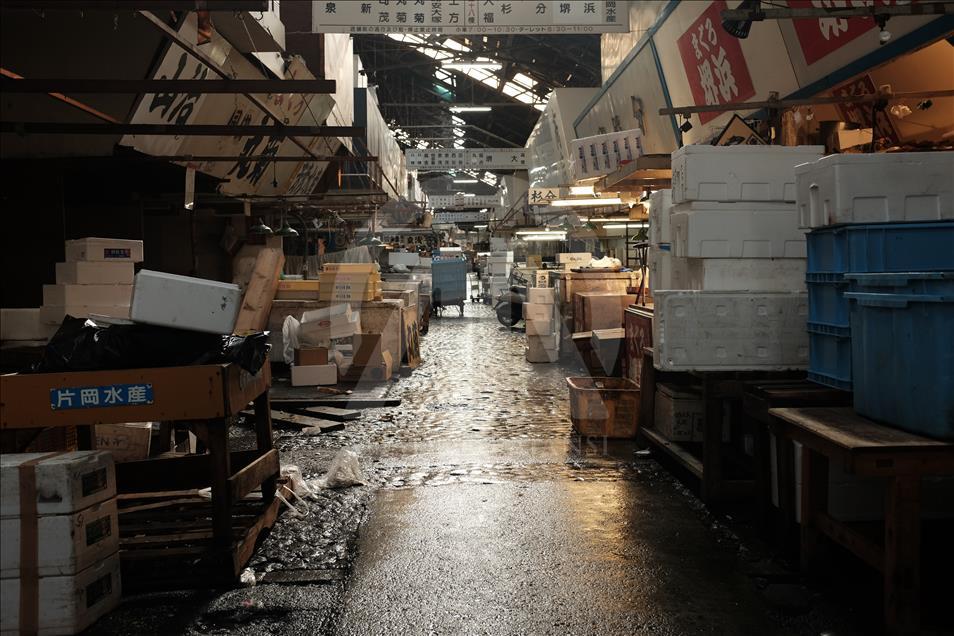 Dünyanın en büyük balık pazarı Tsukiji tarihi mekanına veda etti